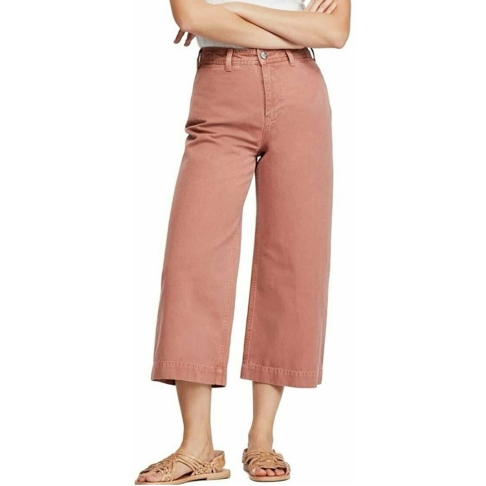 Free People We The‎ Free Patti Wide Leg Crop Jeans Pant